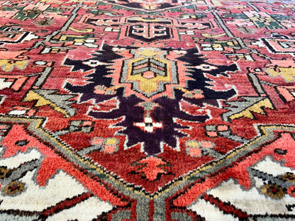 9'7"x12'8" Hand-Knotted 100% Lamb Wool Herize Carpet - Area Rug