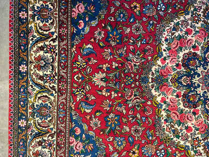 8'4"x11'11" Hand-Knotted 100% Wool Pile Bakhtiarie Rug