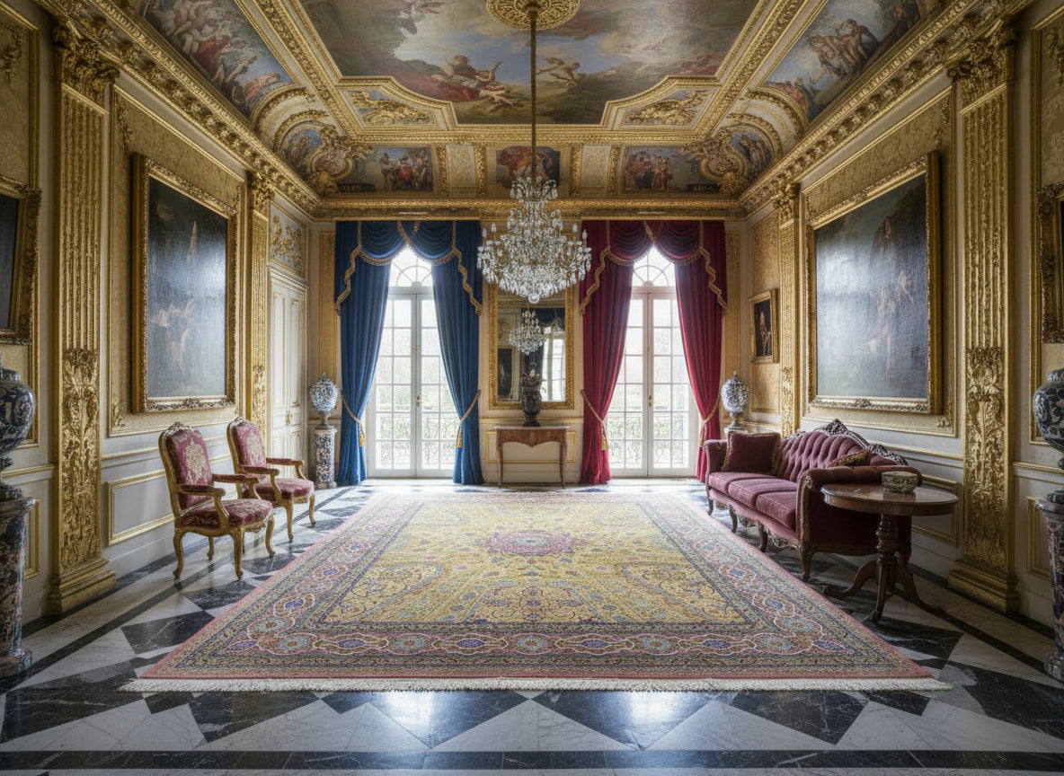 9'8"x12'11" Exquisite Signed Hand-Knotted 100% Silk Qume Rug