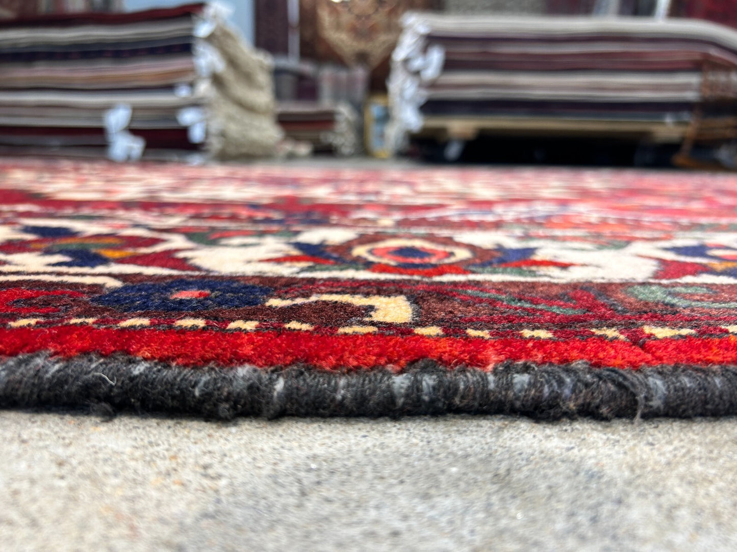 6'8"x9'9" Hand-Knotted 100% Wool Pile Bakhtiarie Carpet - Area Rug