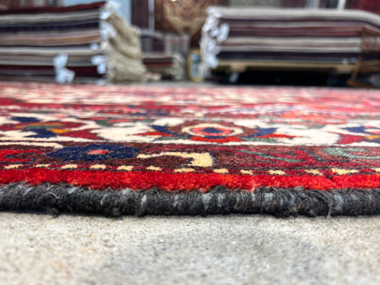 6'8"x9'9" Hand-Knotted 100% Wool Pile Bakhtiarie Carpet - Area Rug