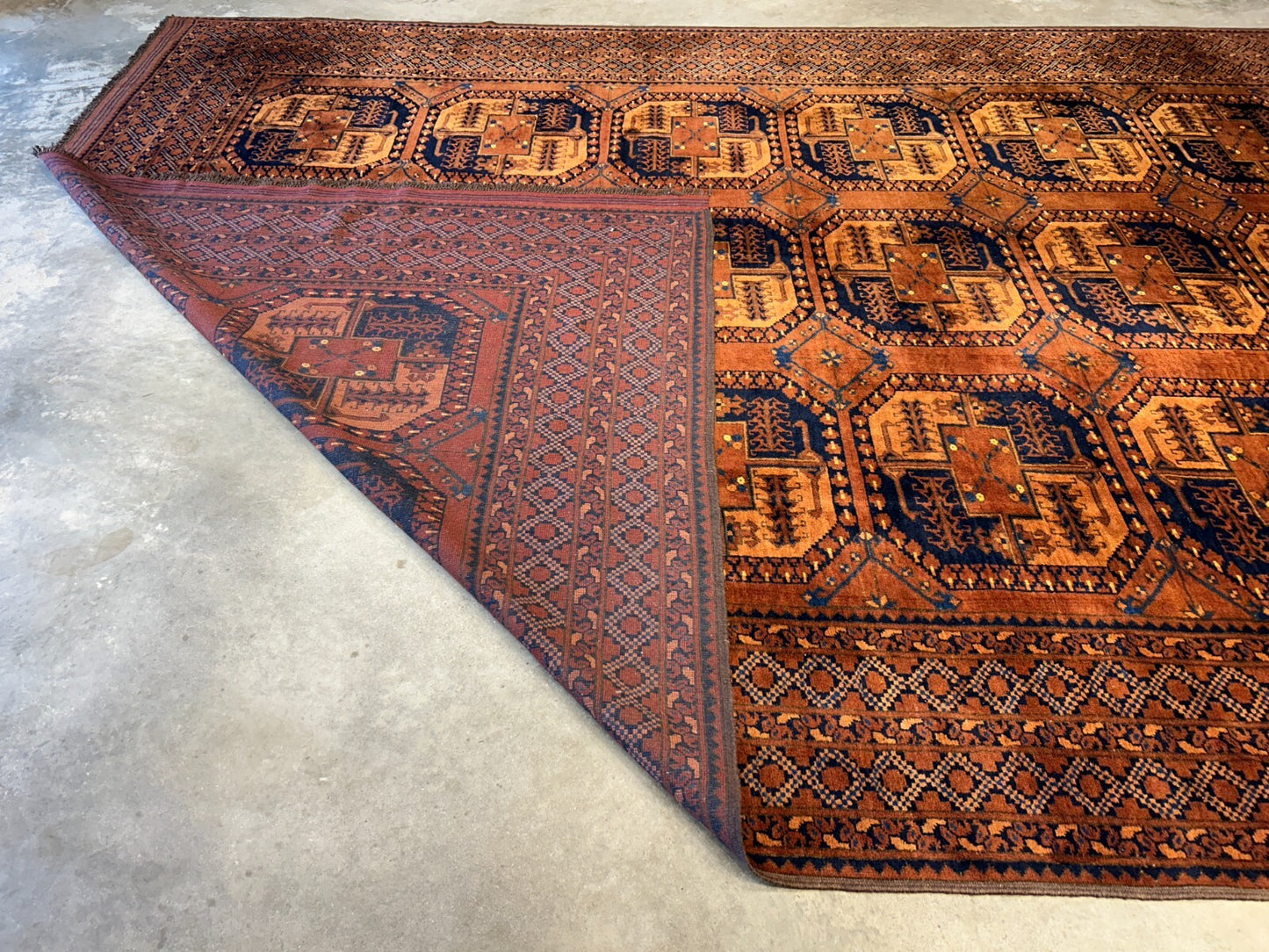 8'8"x12'1" Hand-Knotted 100%  Wool Pile Bokhara Rug