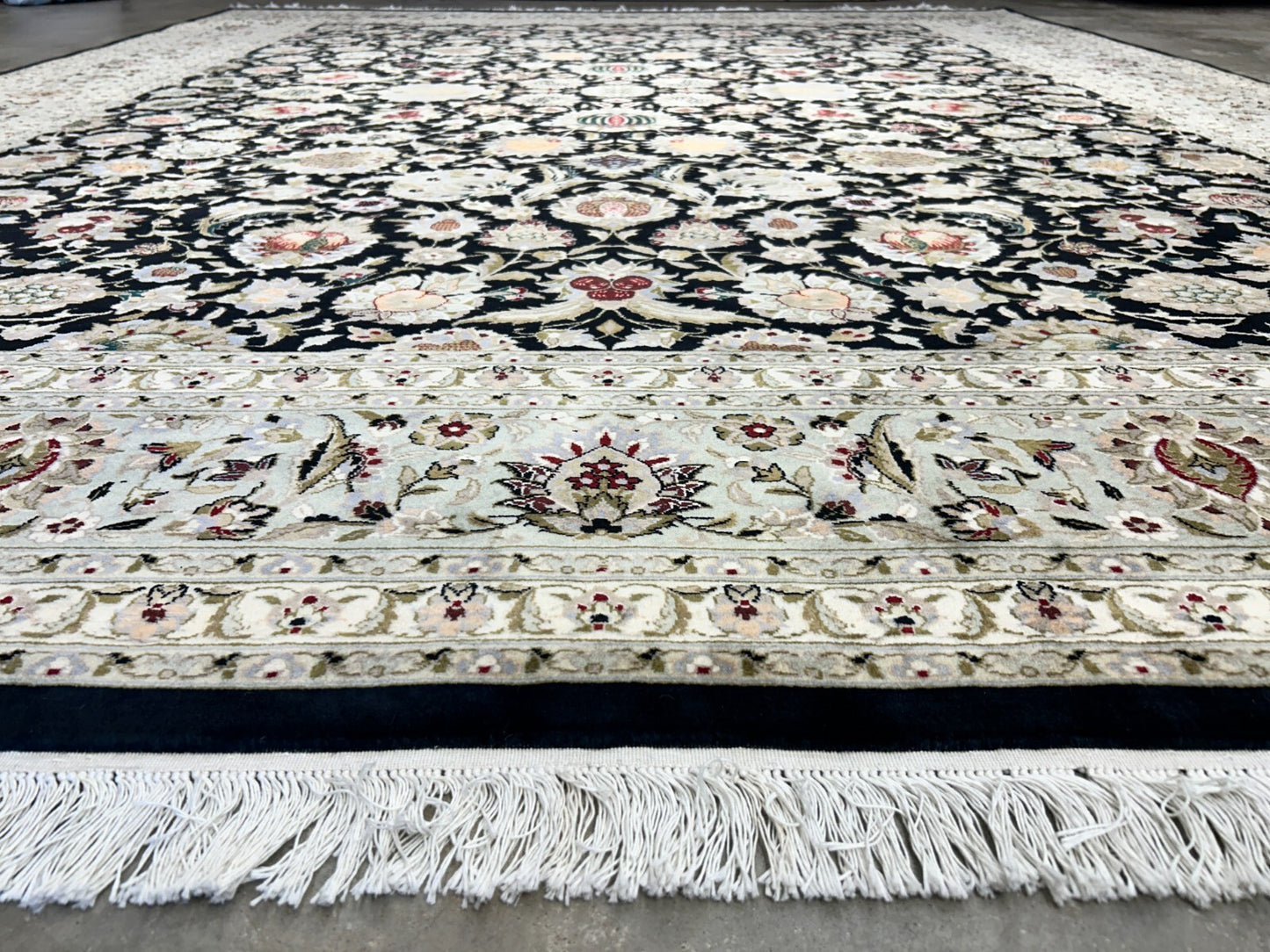 9'x12' Hand-Knotted 100% Wool Pile Sinopersian Carpet - Area Rug