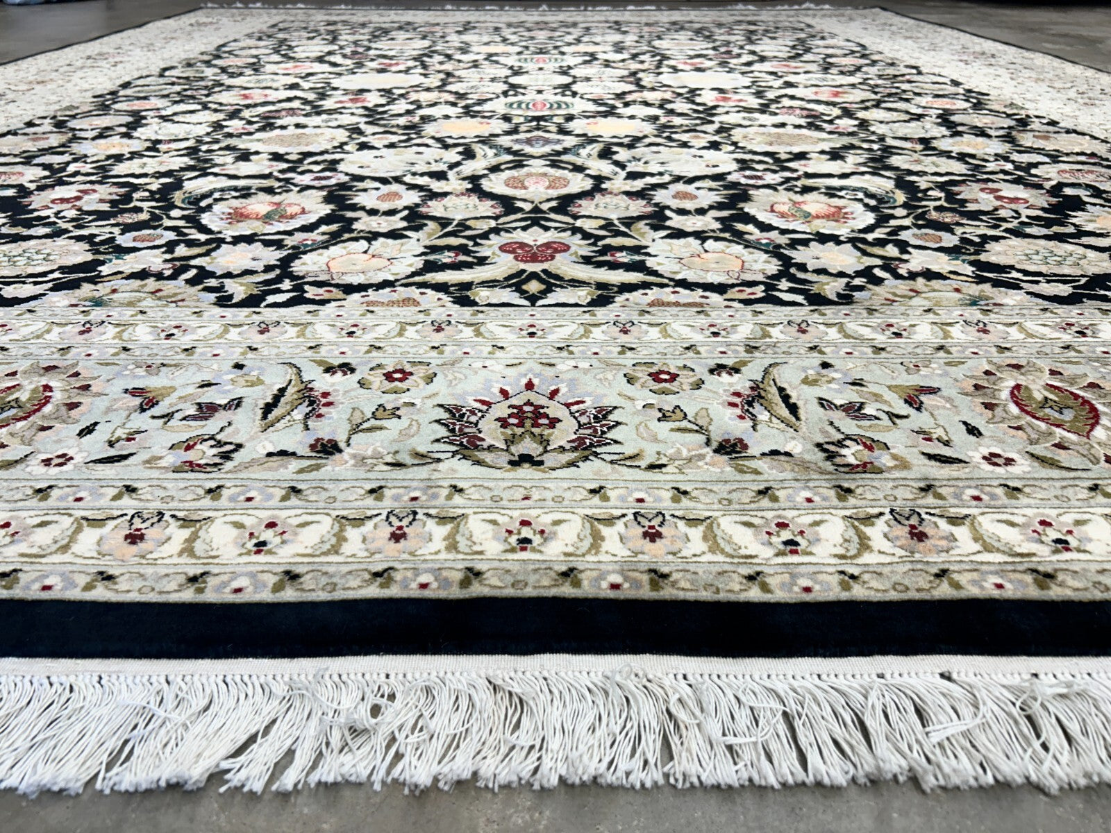 9'x12' Hand-Knotted 100% Wool Pile Sinopersian Carpet - Area Rug