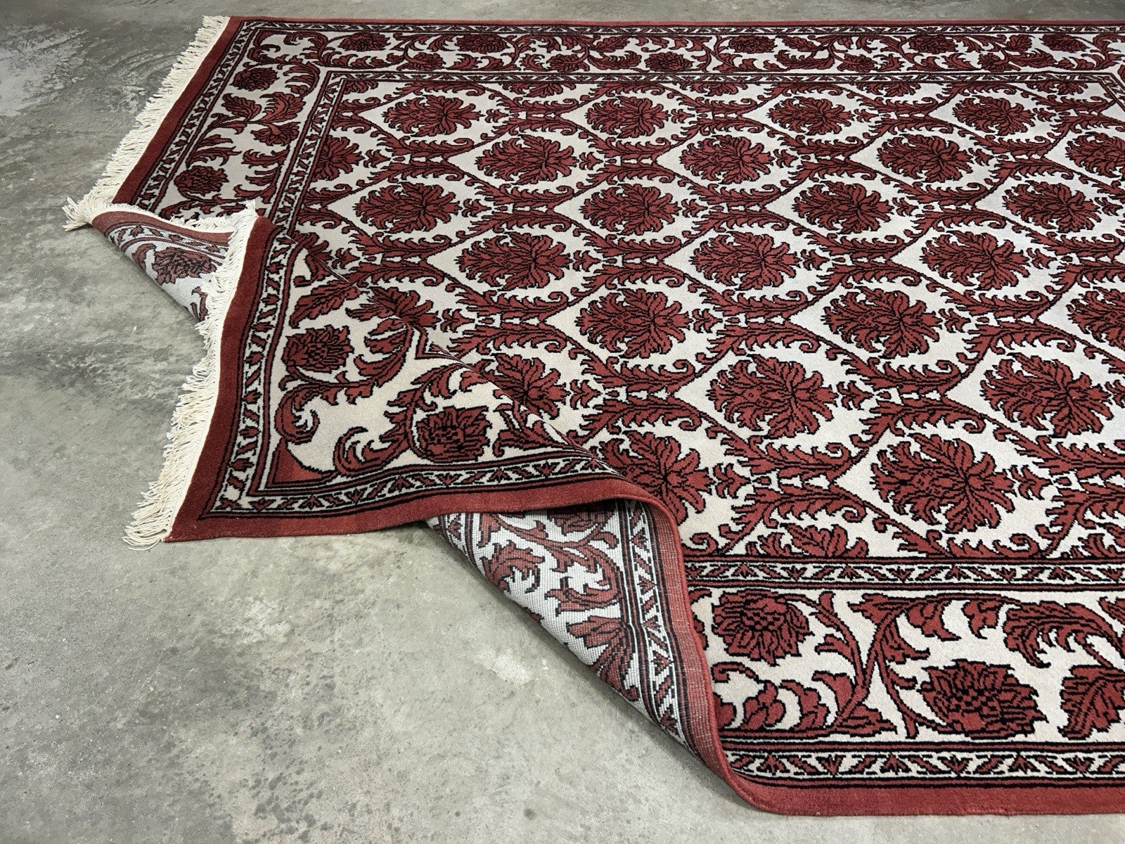 8’x9’11” Hand-Knotted 100% Wool Pile Oriental Area Rug - Carpet