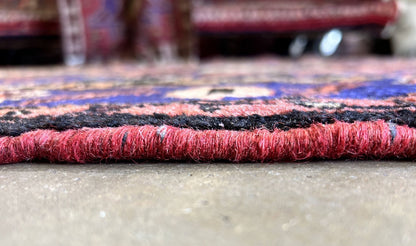 3'4"x5' Hand-Knotted 100% Wool Pile Herize Area Rug - Carpet