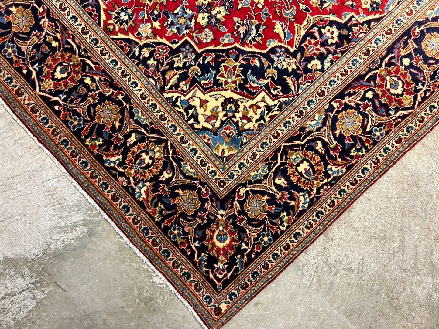 6'5"x10'6'' Hand-Knotted 100% Wool Pile Kashane Area Rug - Area Carpet