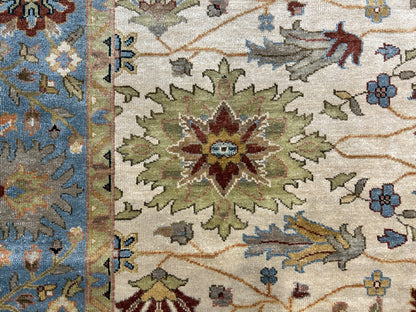 8' x 9'10" Hand-Knotted 100% Wool Carpet - Indian Mahal Area Rug