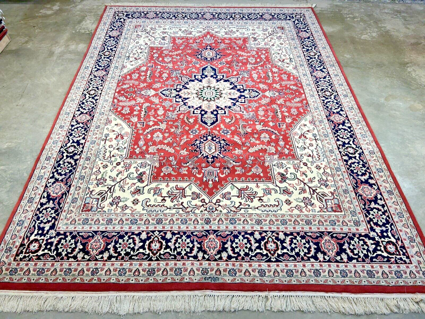 9' x 12' Hand-Knotted 100% Wool Carpet - Herize Design Area Rug
