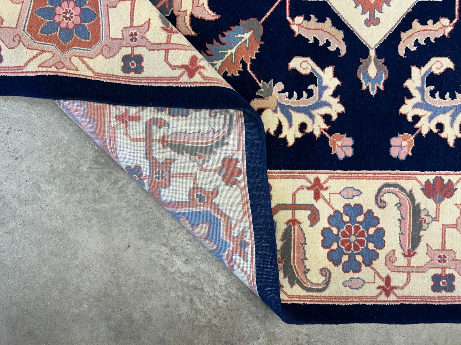 8'10"x11'11" Hand-Knotted 100% Wool Pile IndoHeriz Rug