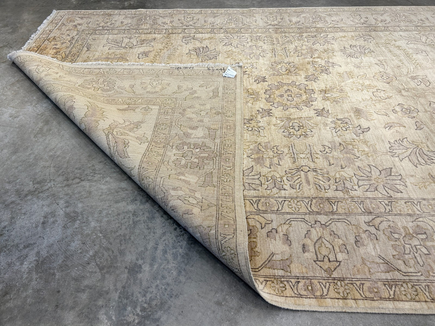 6'6"x9'6" Hand-Knotted 100% Wool Pile Afghan Carpet - Area Rug