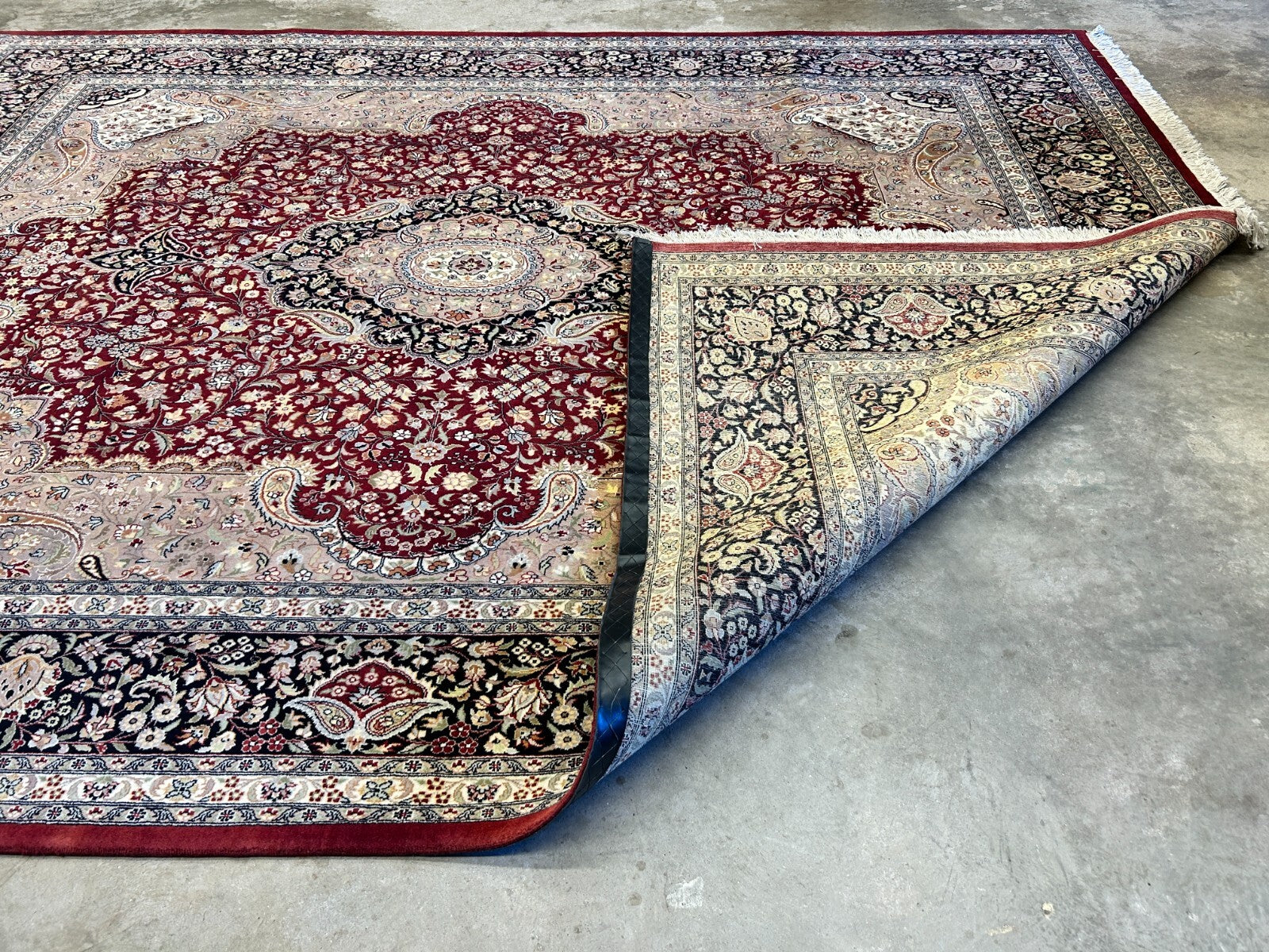 9'x12' Hand-Knotted 100% Wool Pile Tabrize Carpet - Area Rug
