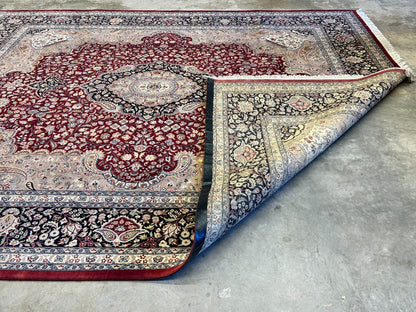 9'x12' Hand-Knotted 100% Wool Pile Tabrize Carpet - Area Rug