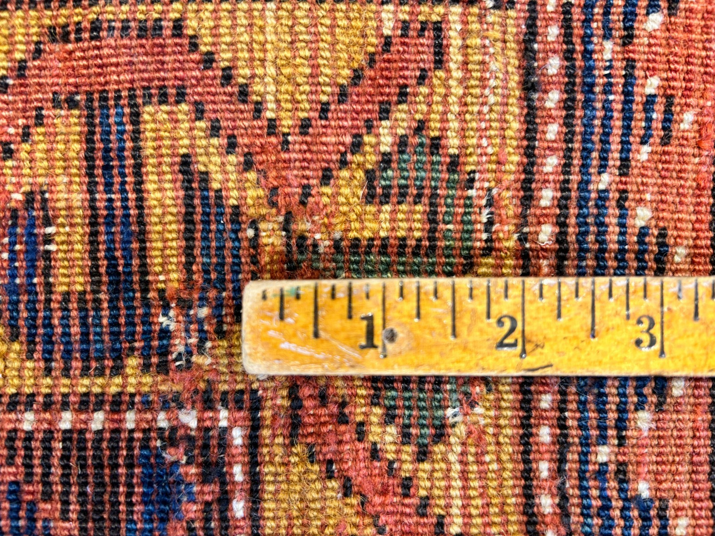Collector Item -  3'4"x5'6" Antique Hand-Knotted 100% Wool Pile Kazak Rug