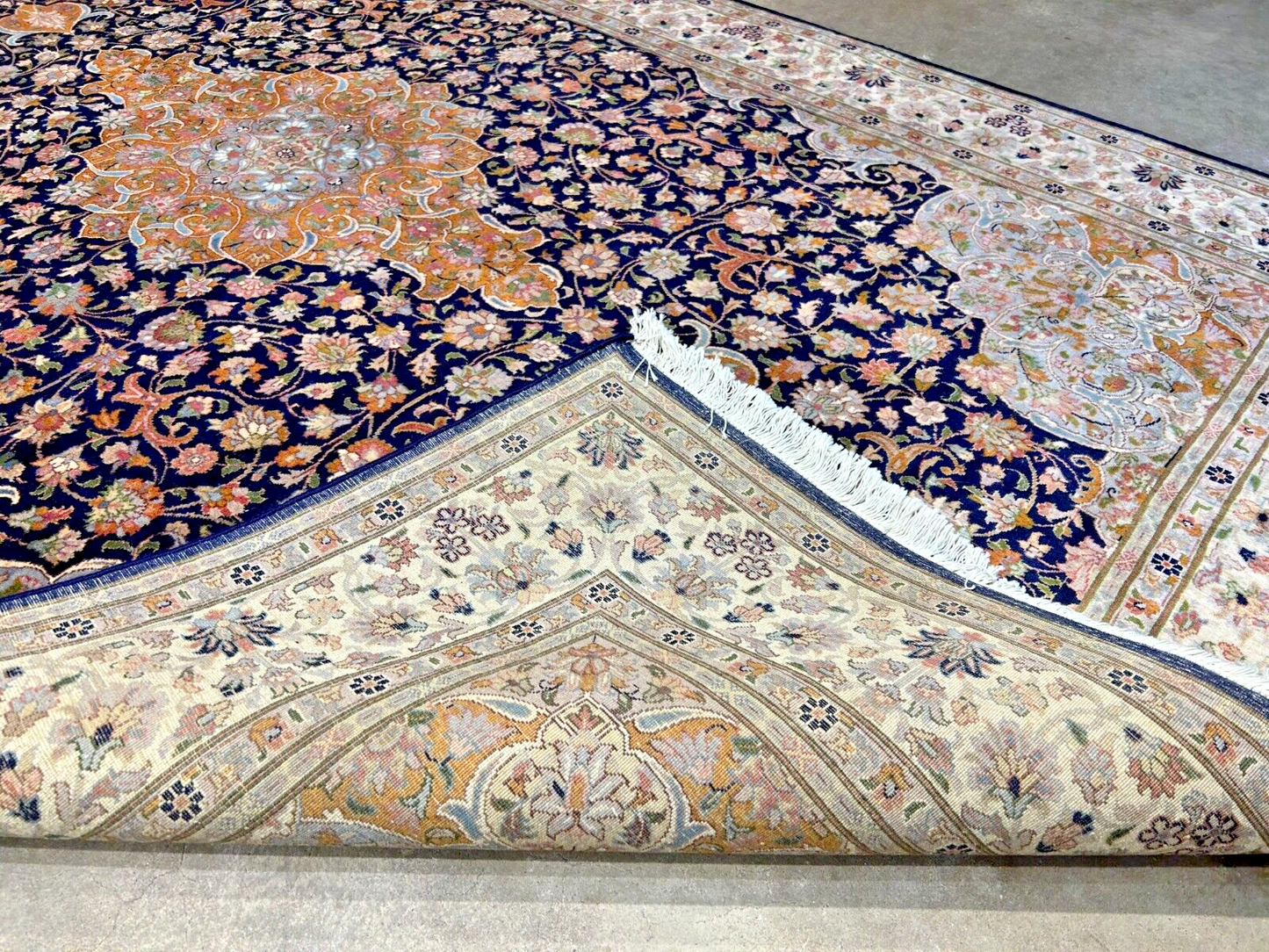 6'1"x9'4" Hand-Knotted 100% Wool Carpet - Pakpersian Kashane Area Rug