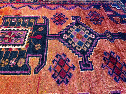 4'9" x 7'7'' Hand-Knotted 100% Wool Carpet - Hamadane Area Rug