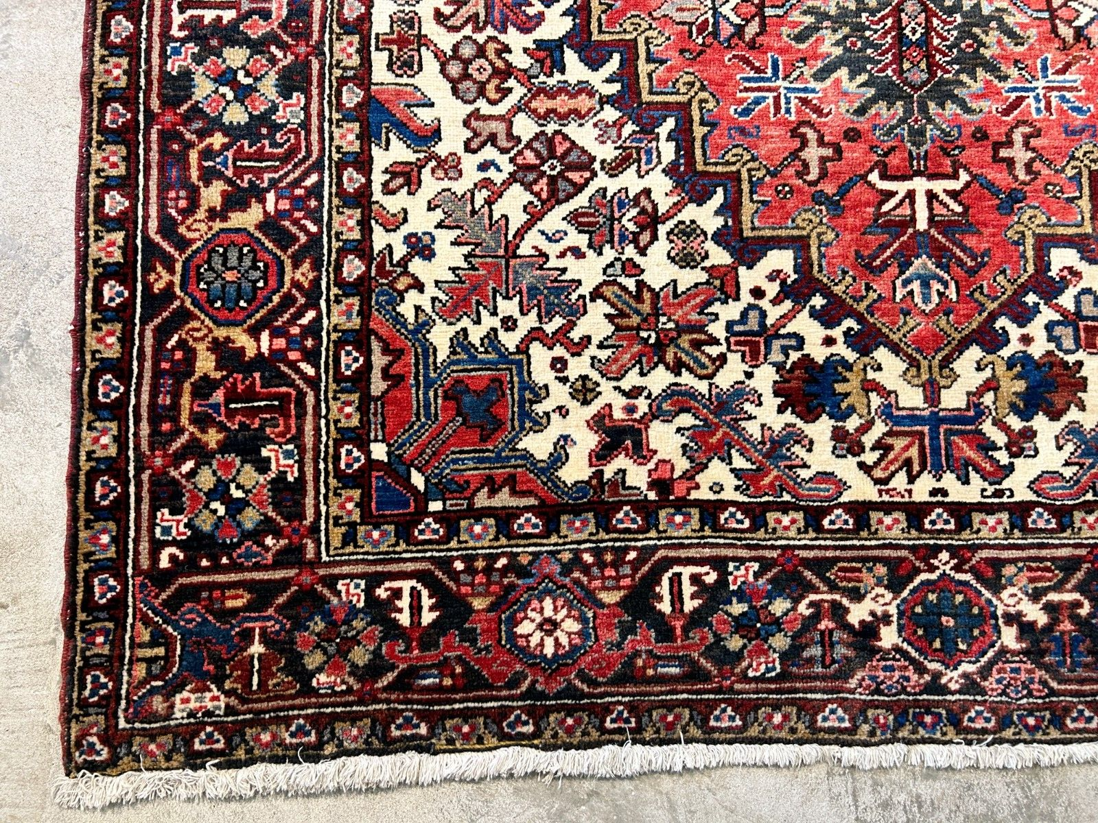 6'7"x9'7" Hand-Knotted 100% Lamb Wool Herize Carpet - Area Rug