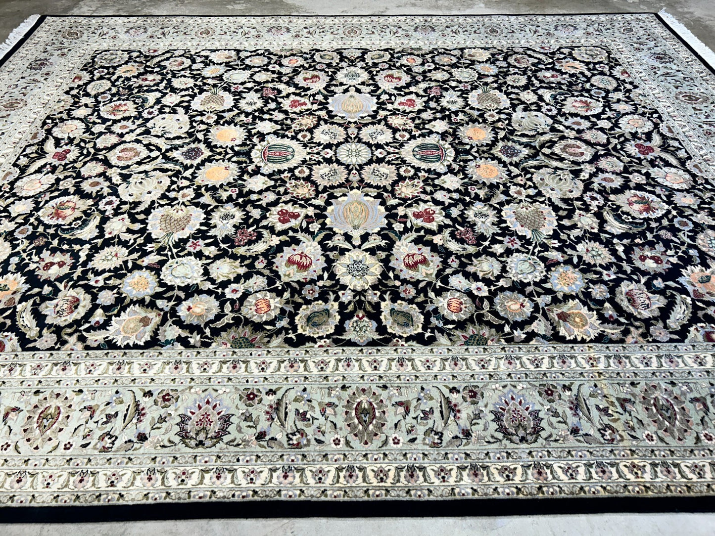 9'x12' Hand-Knotted 100% Wool Pile Sinopersian Carpet - Area Rug