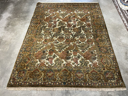 8’x10’ Hand-Knotted 100% Wool Pile Oriental Area Rug - Carpet