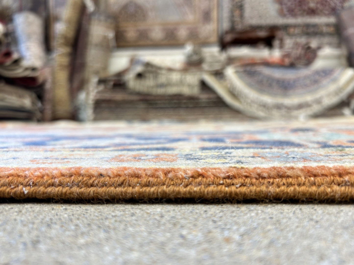 9'x12' Hand-Knotted 100% Lamb Wool Serapie Design Carpet - Area Rug