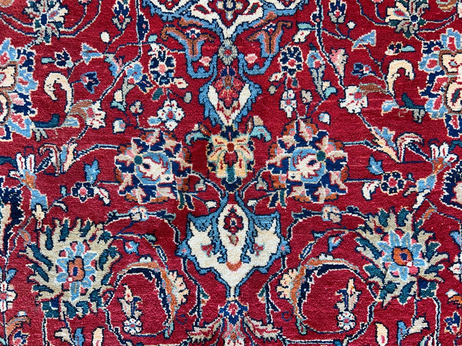 9'3"x12'6" Hand-Knotted 100% Wool Pile Mashade Rug