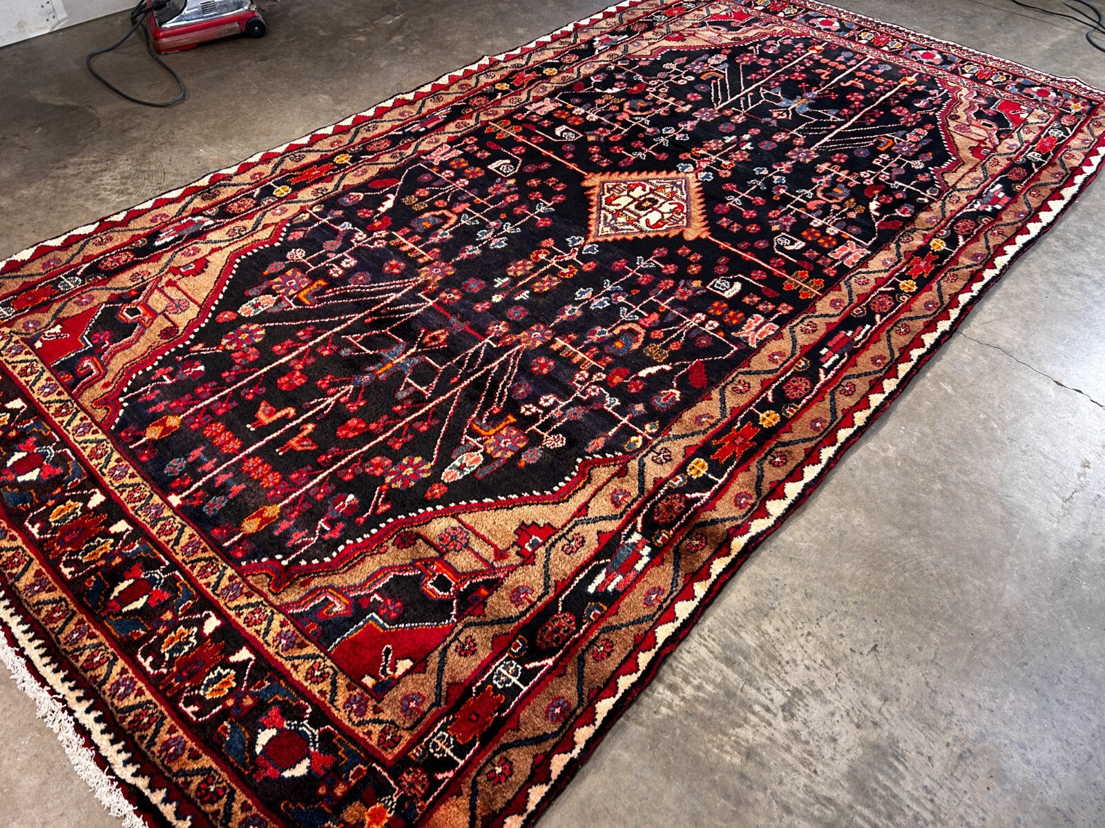 5'5" x 10'4" Hand-Knotted 100% Wool Carpet - Nahavande Area Rug