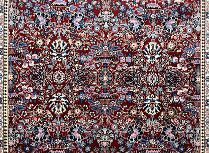 5'9"x8'9" Hand-Knotted 100% Wool Pile SinoPersian Carpet - Area Rug