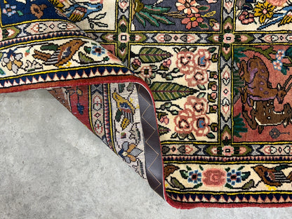 3'5"x5'2" Hand-Knotted 100% Wool Pile Bakhtiarie Area Rug - Carpet