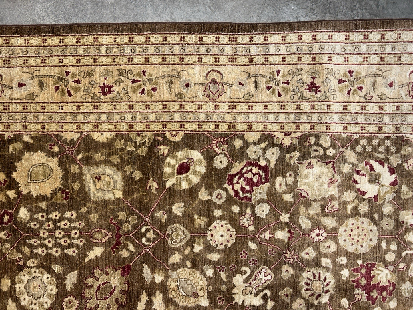 8’1”x9’11” Hand-Knotted 100% Wool Pile Oriental Area Rug - Carpet