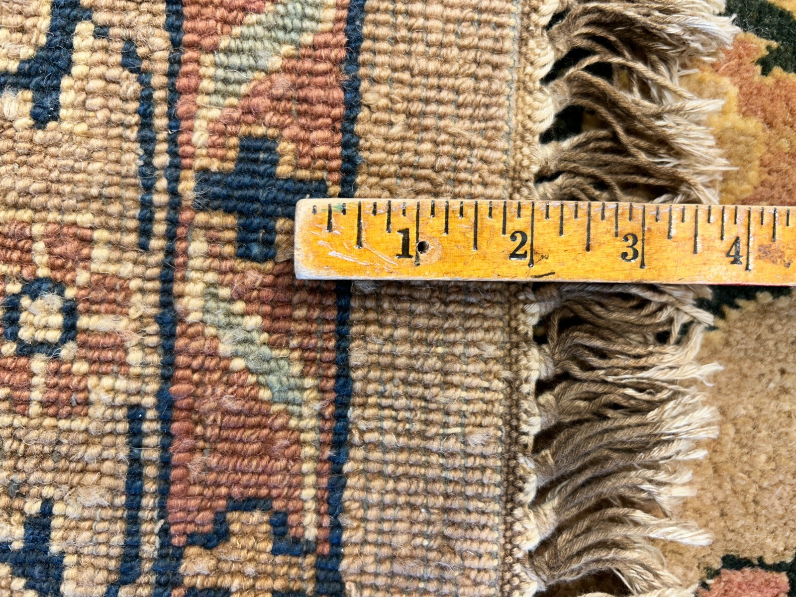 9'x12' Hand-Knotted 100% Wool Pile Hamadane Design Carpet - Area Rug