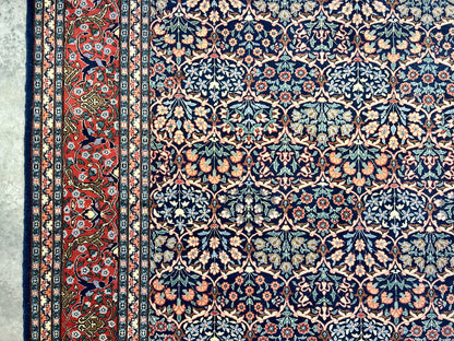 6'8"x9'9" Hand-Knotted 100% Wool Pile Hereke Carpet - Area Rug