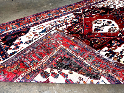 5'1" x 10'10'' Hand-Knotted 100% Lamb Wool Carpet - Nahavande Area Rug