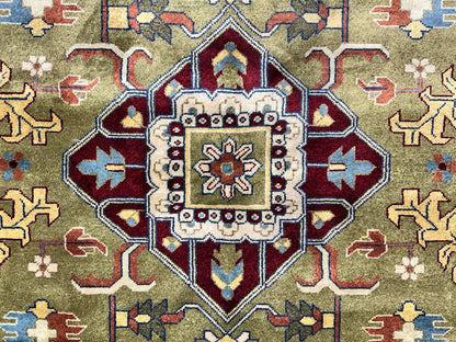 8'10"x11'8" Hand-Knotted 100% Wool Pile Oriental Rug