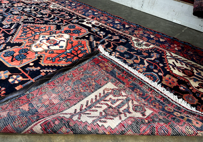 5'2" x 8'3" Hand-Knotted 100% Lamb Wool Pile Nahavande Area Rug