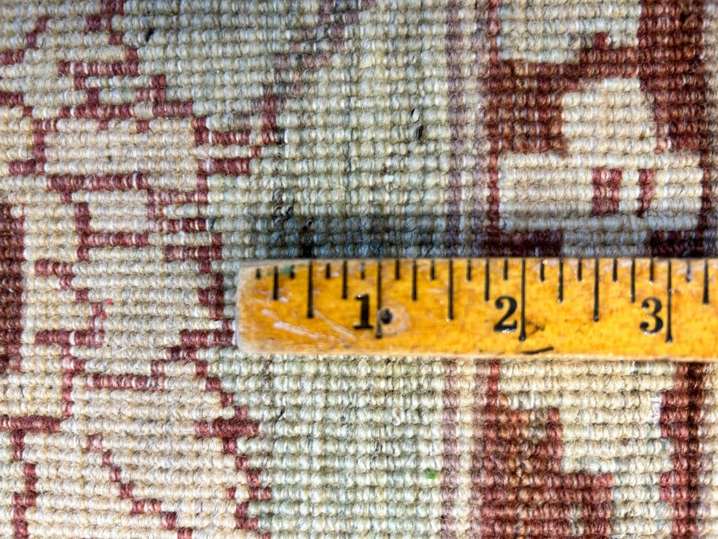 7'1"x9'1" Hand-Knotted 100% Wool Pile Indian Arut Carpet - Area Rug