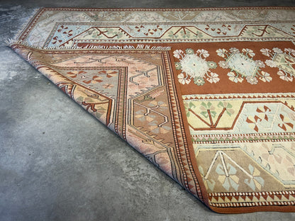 8'10"x11'8" Hand-Knotted 100%  Wool Pile Kazak Rug