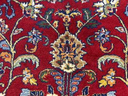 7'11"x9'7" Hand-Knotted 100% Wool Pile Qume Rug