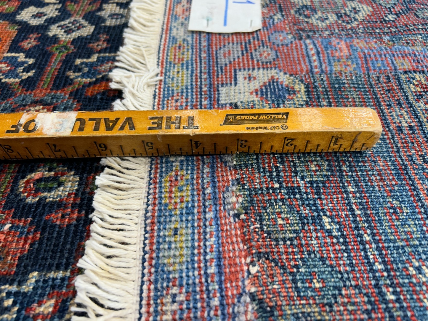 4'4"x6'6" Antique Hand-Knotted 100% Wool Pile Sennehe Area Rug - Carpet