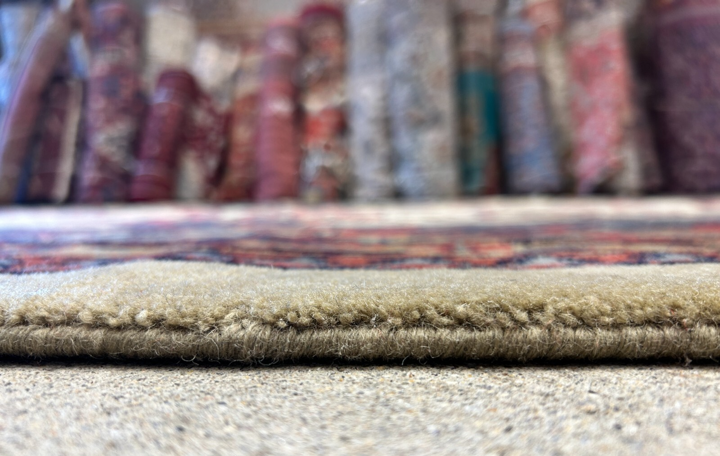 10'2"x13'11" Hand-Knotted 100% Wool Pile IndoHeriz Rug