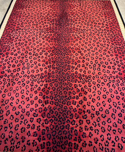 8'x11'2" Hand-Knotted 100% Wool Pile Tibetian Area Rug - Carpet