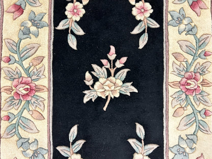 3'x5' Hand-Knotted 100% Wool Pile Art Deco Rug