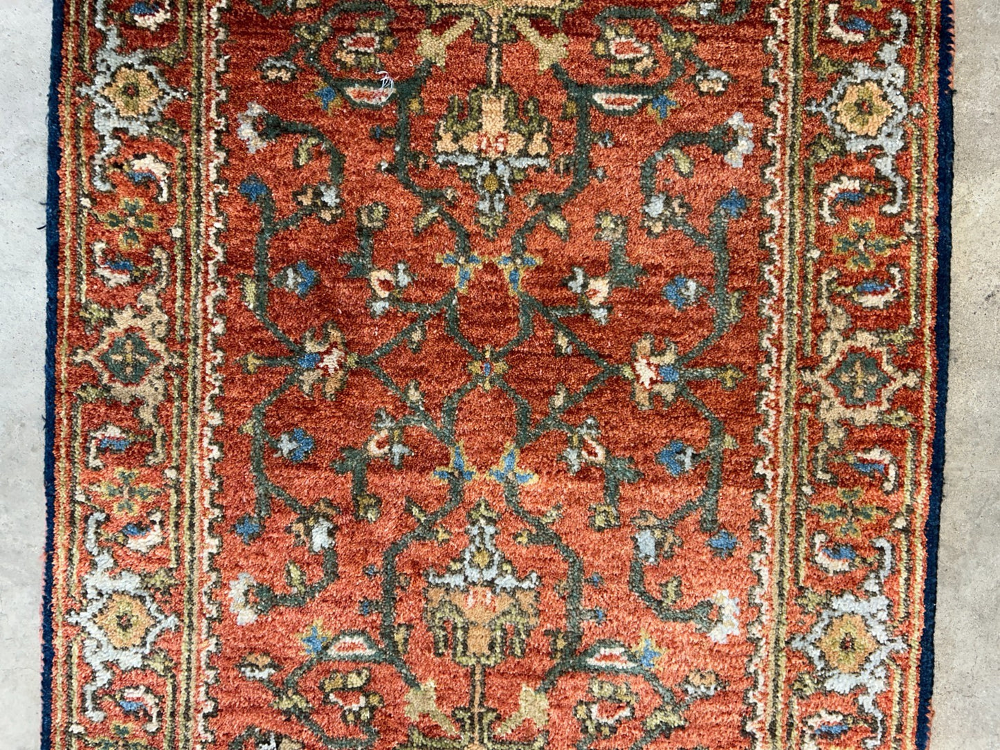 2'7"x7'10" Hand-Knotted 100% Wool Pile Runner Rug - Carpet