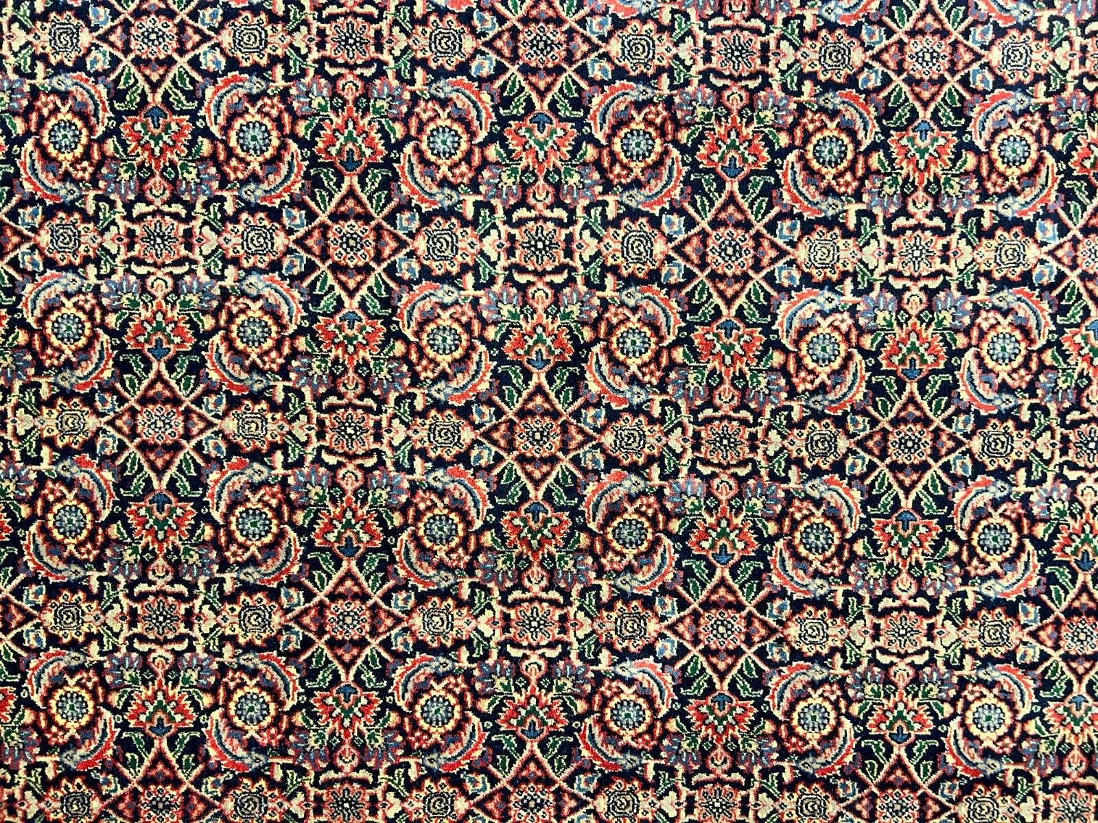 6'x9'2" Hand-Knotted 100% Wool Pile Herati Carpet - Area Rug