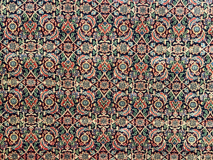 6'x9'2" Hand-Knotted 100% Wool Pile Herati Carpet - Area Rug