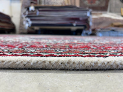 3'10"x5'10" Hand-Knotted 100% Wool Pile Indobijar Area Rug - Carpet