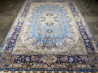 6'x9' Exquisite Hand-Knotted 100% Silk Oriental Rug