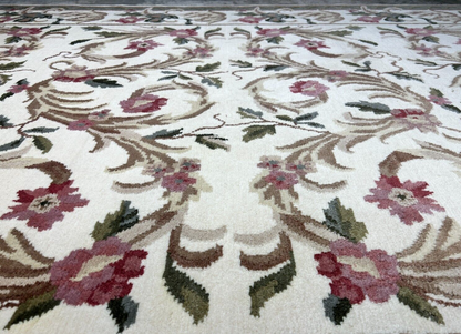 6'x9' Hand-Knotted 100% Wool Pile Art Deco Carpet - Area Rug