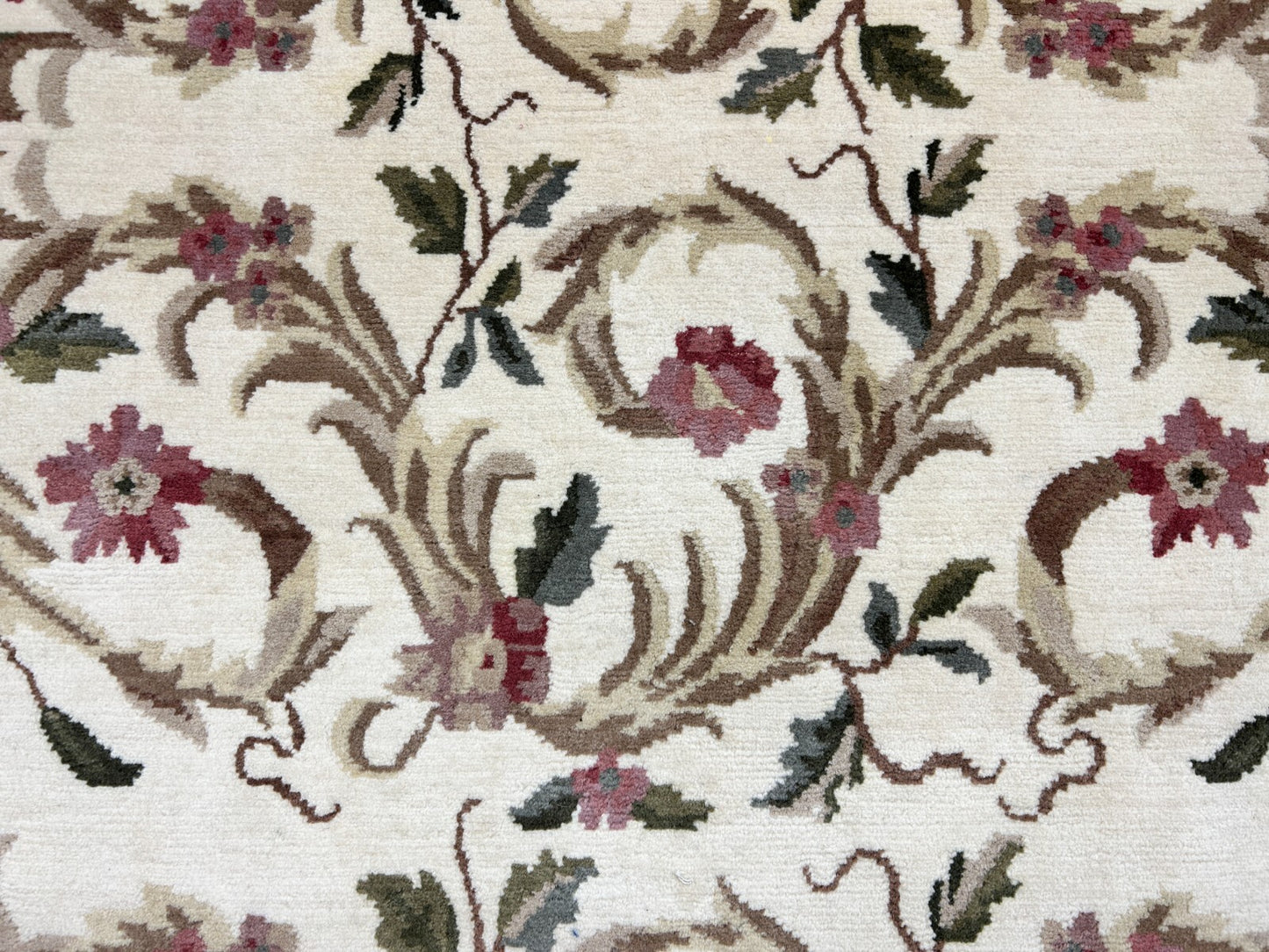 6'x9' Hand-Knotted 100% Wool Pile Art Deco Carpet - Area Rug