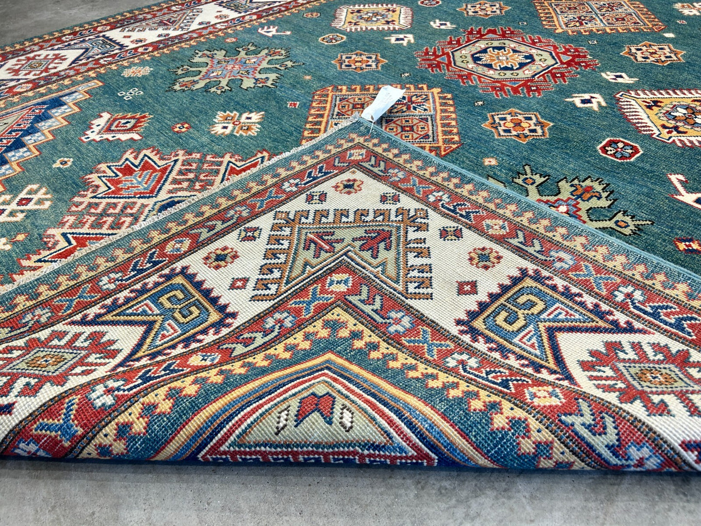 7'x10' Hand-Knotted 100% Wool Carpet - Fine Kazak Area Rug