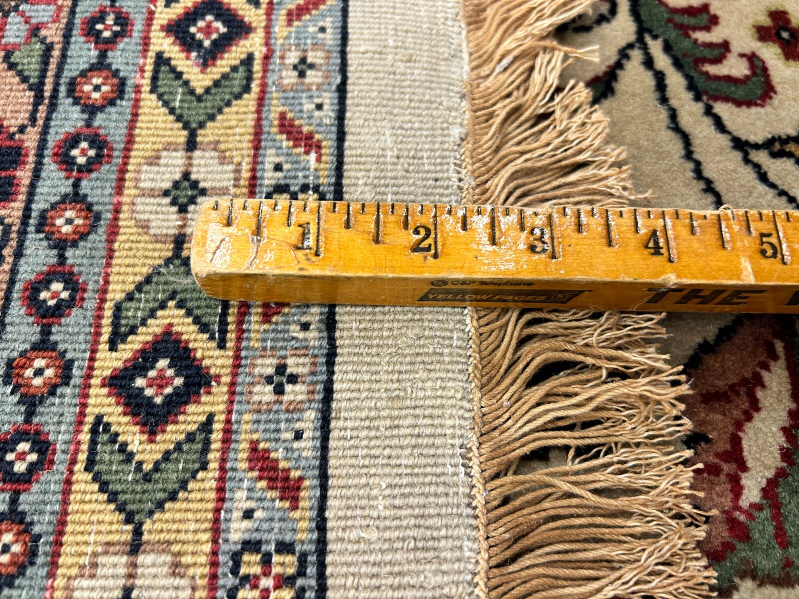 9'1"x12'1" Hand-Knotted 100% Lamb Wool Sarouke Design Carpet - Area Rug